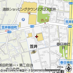 静岡県浜松市中央区笠井町1263周辺の地図