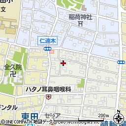 愛知県豊橋市上地町55周辺の地図