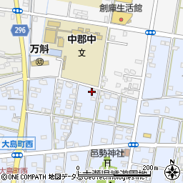 静岡県浜松市中央区大島町1354周辺の地図