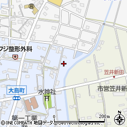 静岡県浜松市中央区大島町15周辺の地図