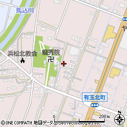静岡県浜松市中央区有玉北町680周辺の地図