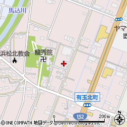 静岡県浜松市中央区有玉北町678周辺の地図