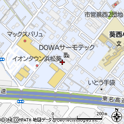 ＤＯＷＡサーモテック　浜松工場周辺の地図