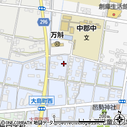 静岡県浜松市中央区大島町1480周辺の地図