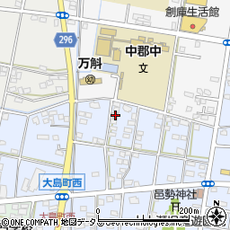静岡県浜松市中央区大島町1362周辺の地図