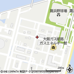 兵庫県姫路市白浜町灘浜周辺の地図