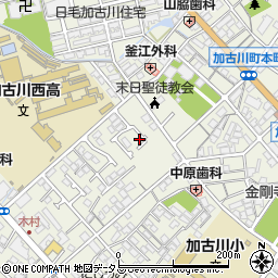 兵庫県加古川市加古川町本町104-10周辺の地図