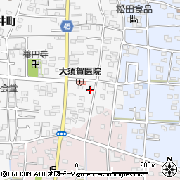 静岡県浜松市中央区笠井町81周辺の地図
