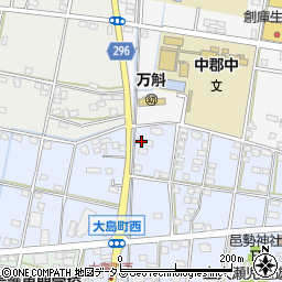 静岡県浜松市中央区大島町1478周辺の地図