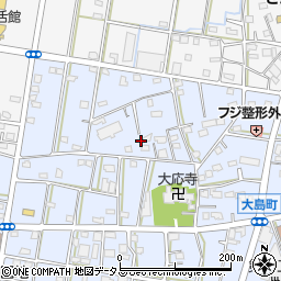 静岡県浜松市中央区大島町1101周辺の地図