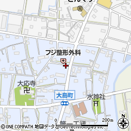 静岡県浜松市中央区大島町1015周辺の地図