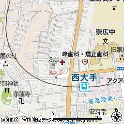 三重県伊賀市上野西大手町3685周辺の地図
