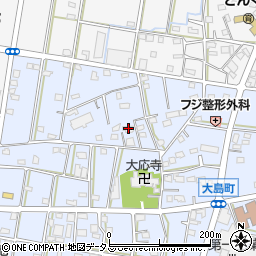 静岡県浜松市中央区大島町1097周辺の地図