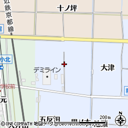 京都府精華町（相楽郡）祝園（柳田）周辺の地図