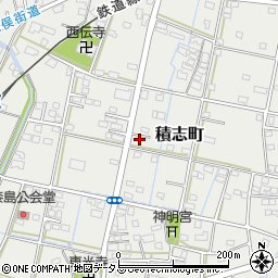 静岡県浜松市中央区積志町877周辺の地図