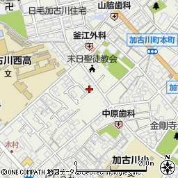 兵庫県加古川市加古川町本町105-8周辺の地図