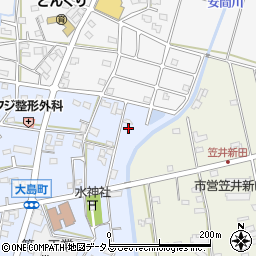 静岡県浜松市中央区大島町13周辺の地図