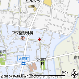 静岡県浜松市中央区大島町988周辺の地図