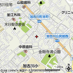 兵庫県加古川市加古川町本町52-2周辺の地図