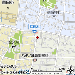 愛知県豊橋市上地町57周辺の地図