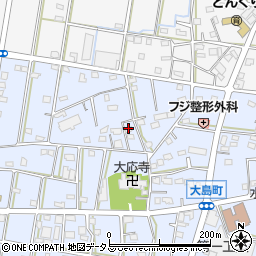静岡県浜松市中央区大島町1092周辺の地図