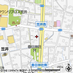 静岡県浜松市中央区笠井町1232周辺の地図