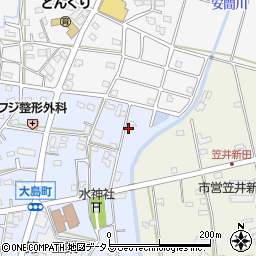 静岡県浜松市中央区大島町14周辺の地図