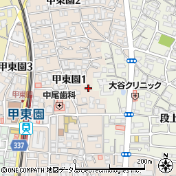 〒662-0812 兵庫県西宮市甲東園の地図