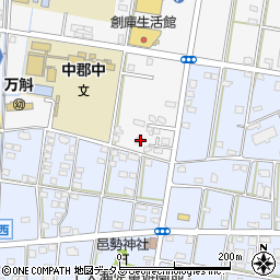 静岡県浜松市中央区中郡町1161周辺の地図
