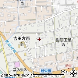 愛知県豊橋市小向町周辺の地図