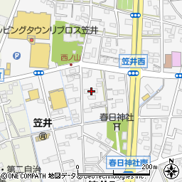 静岡県浜松市中央区笠井町1243周辺の地図