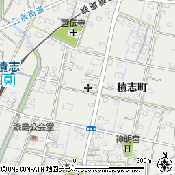 静岡県浜松市中央区積志町852周辺の地図