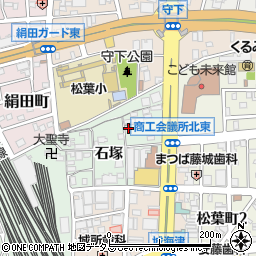 愛知県豊橋市花田町石塚50周辺の地図
