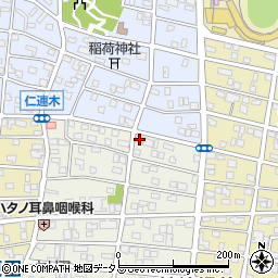 愛知県豊橋市上地町72周辺の地図
