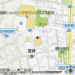 静岡県浜松市中央区笠井町1264周辺の地図