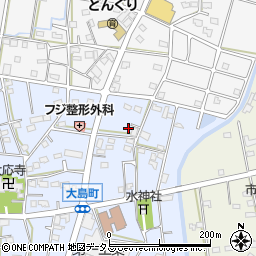 静岡県浜松市中央区大島町989周辺の地図
