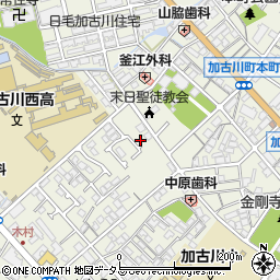 兵庫県加古川市加古川町本町105周辺の地図