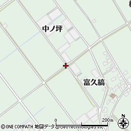 愛知県豊橋市富久縞町周辺の地図