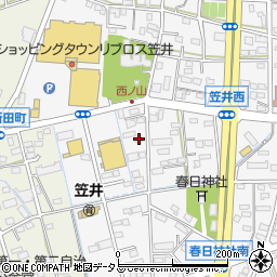 静岡県浜松市中央区笠井町1254周辺の地図