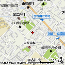 兵庫県加古川市加古川町本町35-2周辺の地図