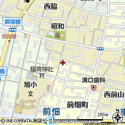 愛知県豊橋市前畑町14周辺の地図