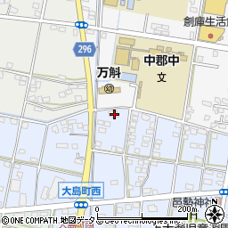 静岡県浜松市中央区大島町1483周辺の地図