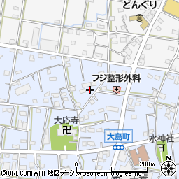 静岡県浜松市中央区大島町1058周辺の地図