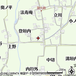 京都府木津川市加茂町例幣登垣内周辺の地図