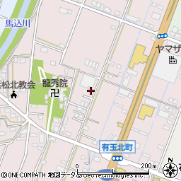静岡県浜松市中央区有玉北町674周辺の地図