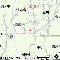 京都府木津川市加茂町例幣（登垣内）周辺の地図