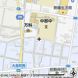 静岡県浜松市中央区大島町1358周辺の地図