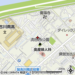 サンロイヤル加古川リバージュ３号館周辺の地図