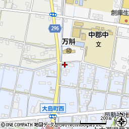 静岡県浜松市中央区大島町1484周辺の地図