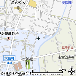 静岡県浜松市中央区大島町11周辺の地図